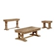 Traditional Natural Wood with Rustic Finish End Table with Drawer