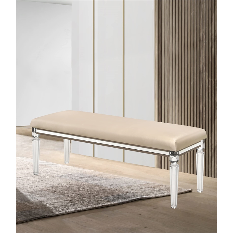 Majestic Gold Fabric Upholstered 54