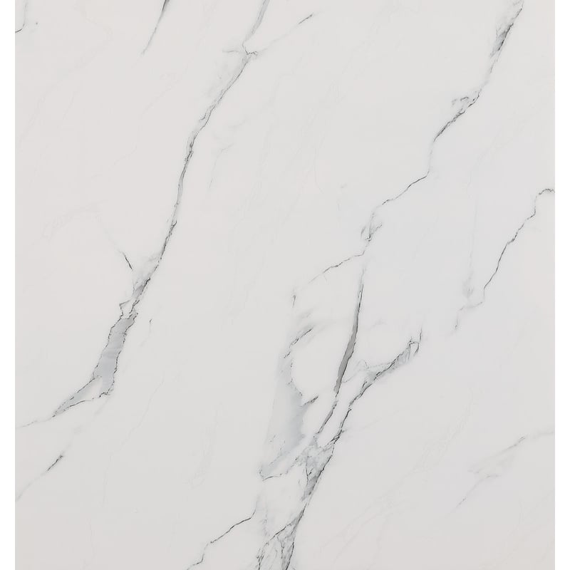 Best Quality Furniture White Marble Console Table with Gold Steel Oval Base