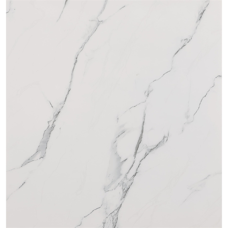 Best Quality Furniture Stainless Steel & Marble Dining Table in Gold and White