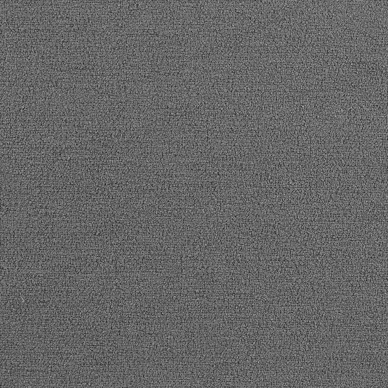 Best Quality Furniture Set of 2 Dark Gray Teddy Fabric Counterheight Chairs