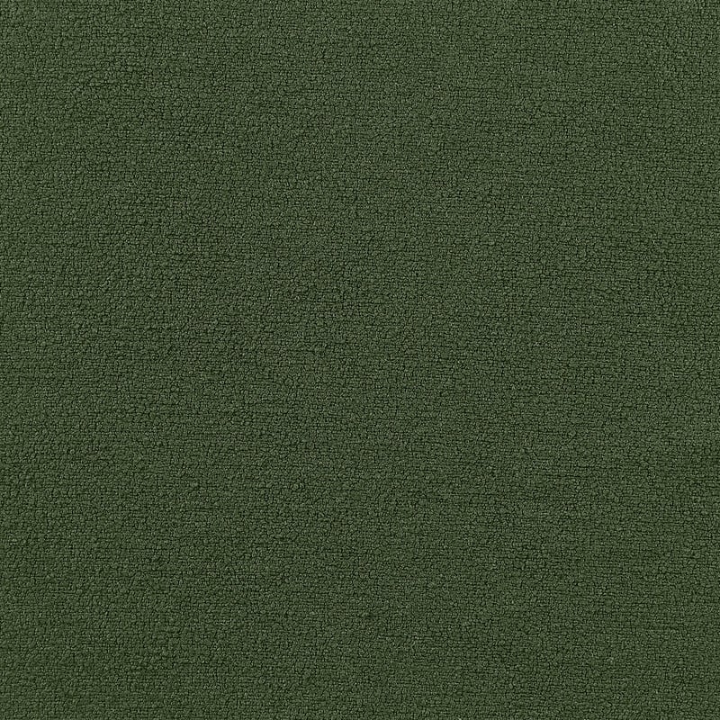 Best Quality Furniture 2pc Barrel Chair & Ottoman Set with Green Boucle Fabric