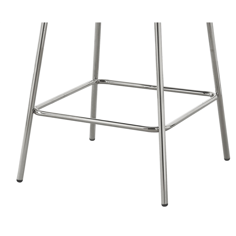 Best Quality Furniture Gray Fluffy Checker Textured Fabric Counter Chairs