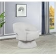 Best Quality Furniture Swivel Accent Chair in Dark Gray Velvet Stripe Fabric
