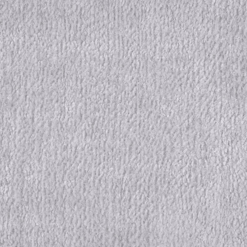 Best Quality Furniture 3 Seater Sofa in Light Gray Boucle Teddy Fabric