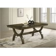 Best Quality Furniture Traditional Dining Table in Antique Brown Wood