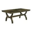 Best Quality Furniture Traditional Dining Table in Antique Brown Wood