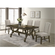 Best Quality Furniture Traditional 5 Piece Dining Set in Antique Brown Wood