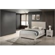Best Quality Furniture 3 Piece Bedroom Set in Rustic Gray Oak Wood in King