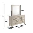 Best Quality Furniture 4 Piece Bedroom Set in Rustic Gray Oak Wood in Queen