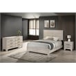 Best Quality Furniture 3 Piece Bedroom Set in Rustic Gray Oak Wood in Queen