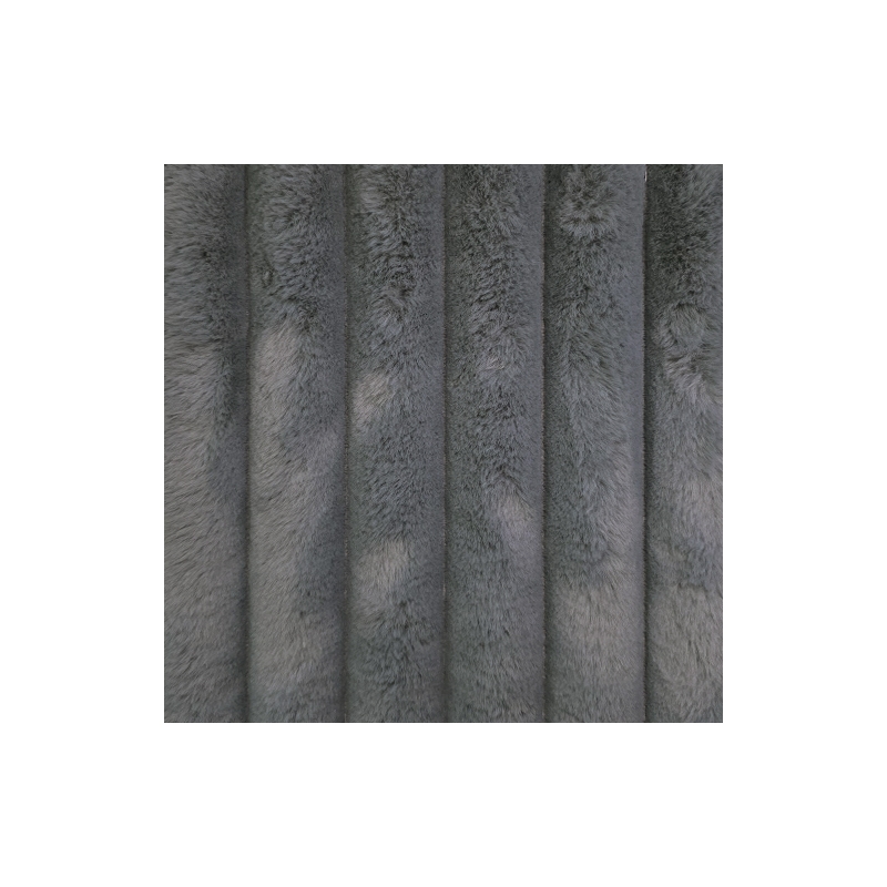 Best Quality Furniture 3 Piece Sectional w Pullout Bed in Gray Corduroy Velvet