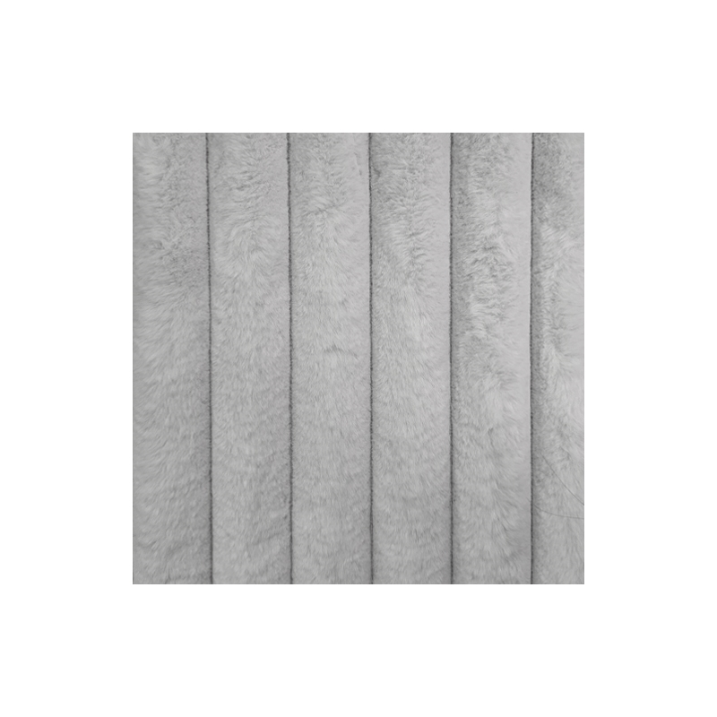 Best Quality Furniture 3pc Sectional w Pullout Bed in Light Gray Corduroy Velvet