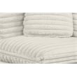 Best Quality Furniture Modular 6 Piece Sectional in Beige Velvet Corduroy