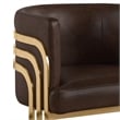 Best Quality Furniture Brown Espresso Faux Leather Leathaire Counter Stools
