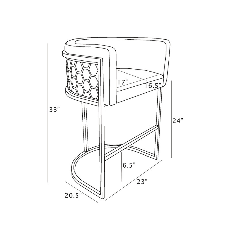 Best Quality Furniture Brown Mocha Faux Leather Leathaire Counter Stools