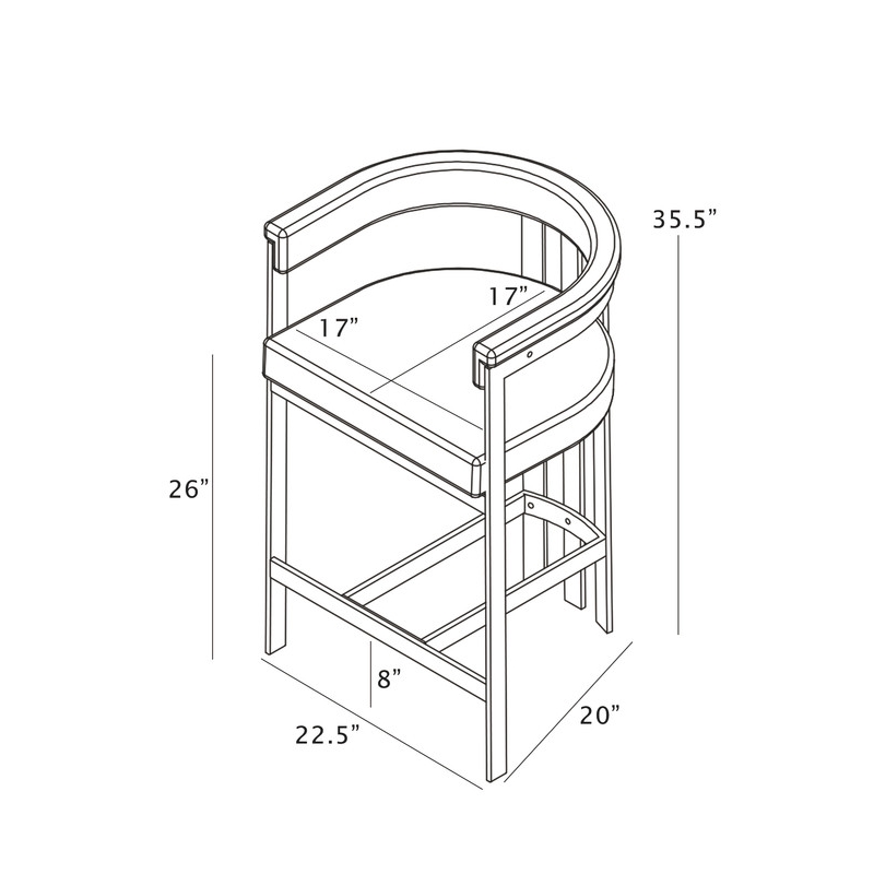 Best Quality Furniture Leathaire Counter Stools with Gold Iron Chrome Base