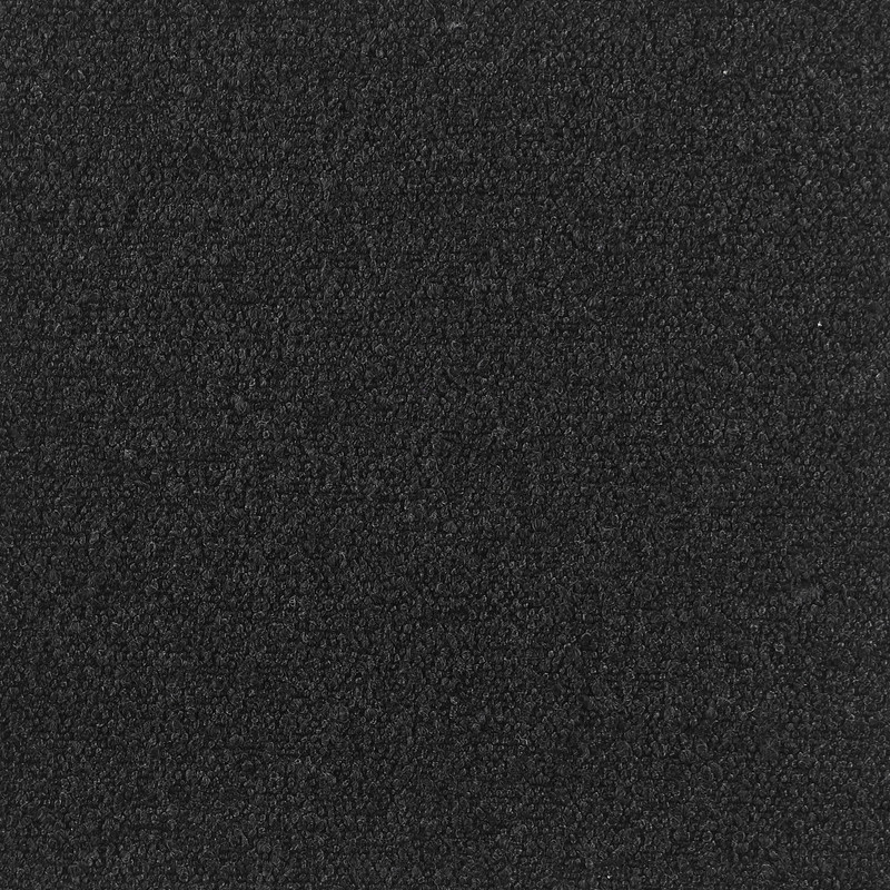 Best Quality Furniture 2 Seater Loveseat in Black Boucle Fabric