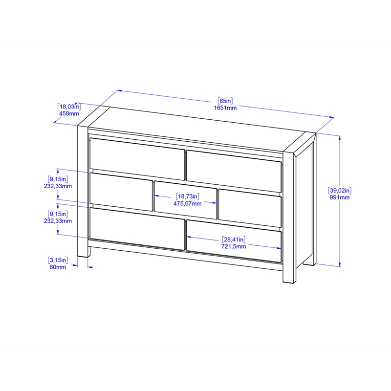 Best Quality Furniture Light Brown Oak Wood Bedroom Set with Charging Station