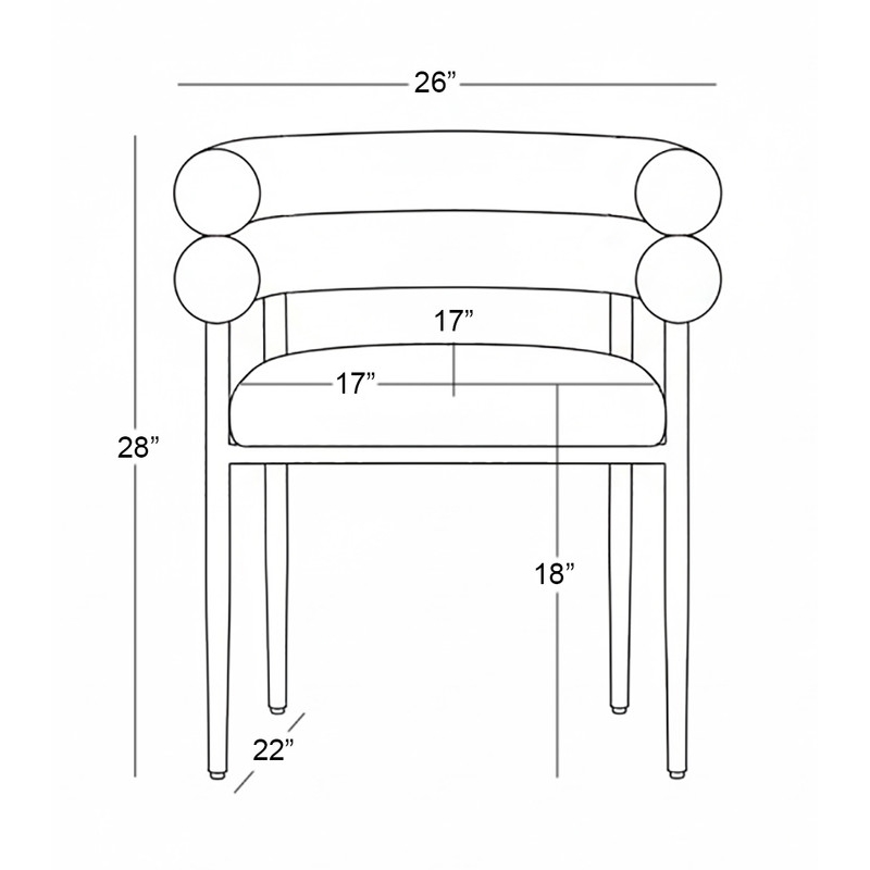 Best Quality Furniture Faux Leather Side Chairs with Gold Iron Base