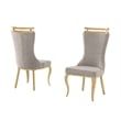 Best Quality Furniture 7 Piece White Marble Dining Set with Stainless Steel Base