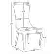Best Quality Furniture 7 Piece White Marble Dining Set with Stainless Steel Base