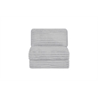 Best Quality Furniture Light Gray Fluffy Fabric Compressed Modular Armless Chair