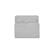 Best Quality Furniture Light Gray Fluffy Fabric Compressed Modular Armless Chair