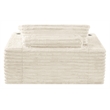 Best Quality Furniture Beige Fluffy Fabric Compressed Extra Large Chaise