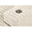 Best Quality Furniture Beige Fluffy Fabric Compressed Extra Large Chaise