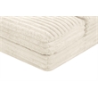 Best Quality Furniture Beige Fluffy Fabric Compressed Extra Large Chaise