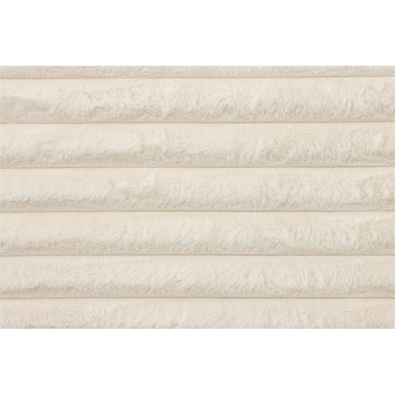 Best Quality Furniture Beige Fluffy Fabric Compressed Extra Large Chaise