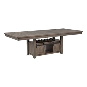 Best Quality Furniture Extendable Walnut Brown Wood Dining Table