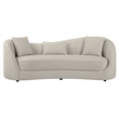 Best Quality Furniture Contemporary Sofa & Loveseat Set in Light Gray Fabric