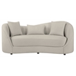 Best Quality Furniture Contemporary Sofa & Loveseat Set in Light Gray Fabric