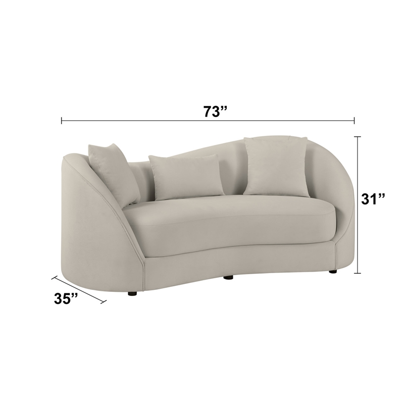 Best Quality Furniture Contemporary Sofa & Loveseat Set in Light Gray Fabric
