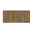Best Quality Furniture Extension Butterly Leaf Dining Table in Ash Brown Wood