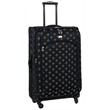 American Flyer Fleur de Lis 5-Piece Spinner Luggage Set in Black