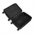 American Flyer Mina 3-Piece Hardside Luggage Set in Black
