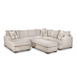 Franklin Storage Ottoman in Cream