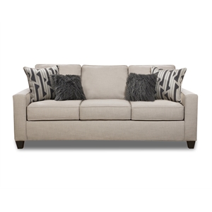 oakleigh sofa with accent pillows in cream