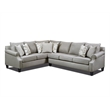 Havenwood 2-Piece Sectional with Accent Pillows in Gray