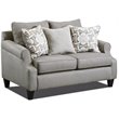 Havenwood Loveseat with Accent Pillows in Gray