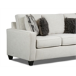 Oakleigh Linen Loveseat with Accent Pillows in Linen