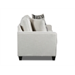 Oakleigh Linen Loveseat with Accent Pillows in Linen