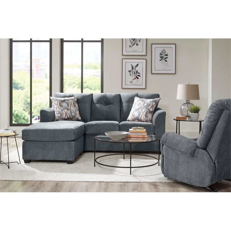 Jardin Charcoal Sofa Chaise