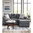 Jardin Charcoal Sofa Chaise