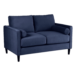 Behold Home Bea Indigo Loveseat