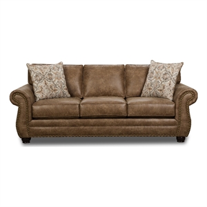 Behold Home Woodland Brown Sofa