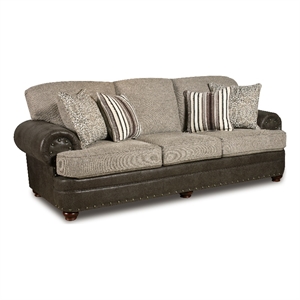 Behold Home 96&quot Marco Sofa- Khaki Chenille